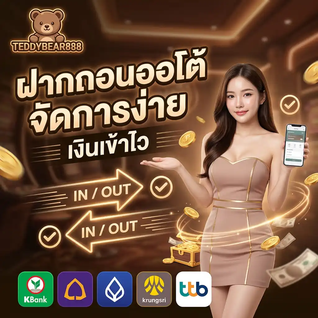 ฝากถอนออโต้ จัดการง่าย เงินเข้าไว